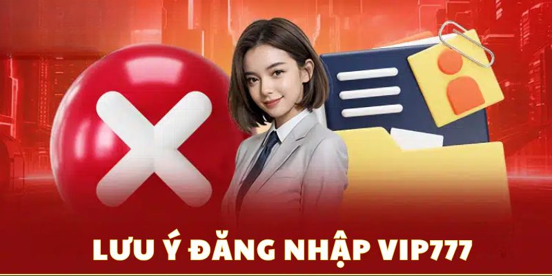 Lưu ý truy cập VIP777